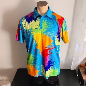 Loudmouth Men's Golf Shirt ⛳ - Sz L